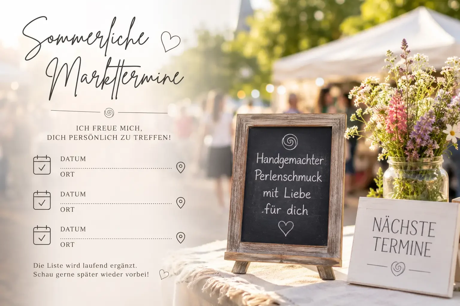 Summer Market Plans